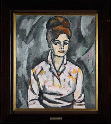 Манюков Олег Григорьевич. Портрет художницы Антиповой Е.П.  